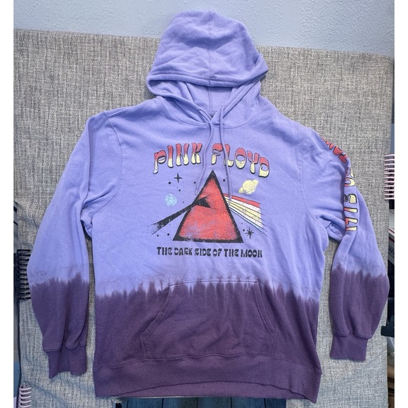 Pink Floyd The Dark Side of the Moon Hoodie 1973 US Tour Lavender 2XL New W Tags - Picture 1 of 13